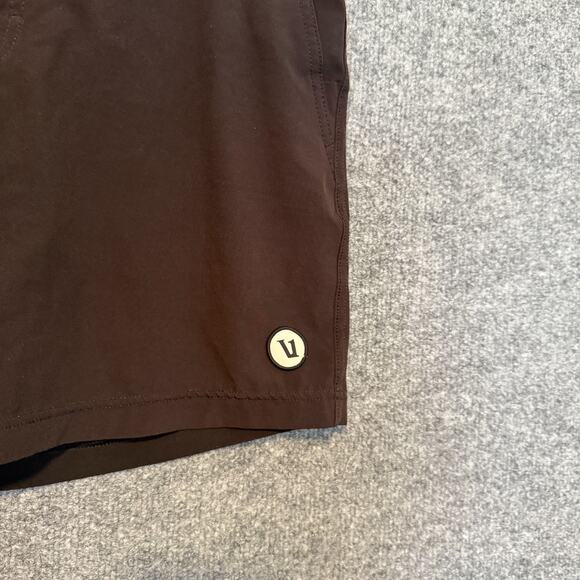 Vuori Shorts Men 32 Black Swim Trunks Drawstring Pockets Stretch Board Shorts - Picture 5 of 10